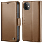 Custodia in pelle RFID per iPhone 12 e 11