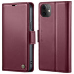 Custodia in pelle RFID per iPhone 12 e 11