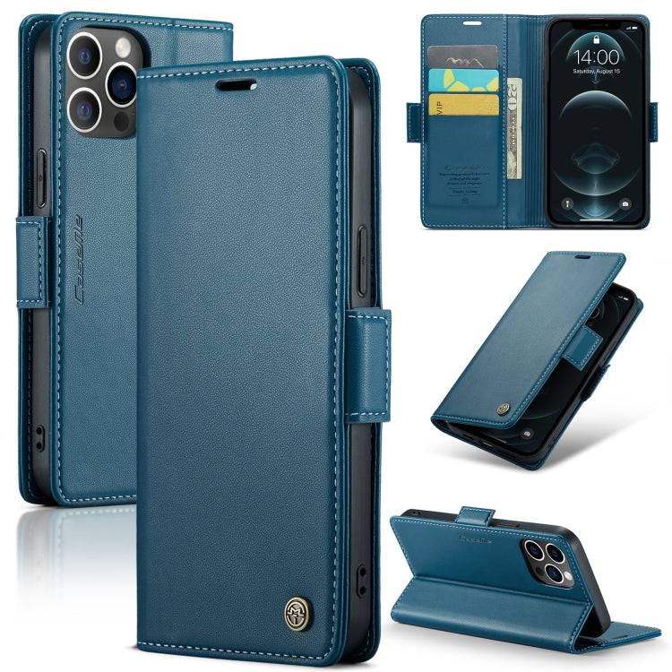 Custodia in pelle RFID per iPhone 12 e 11