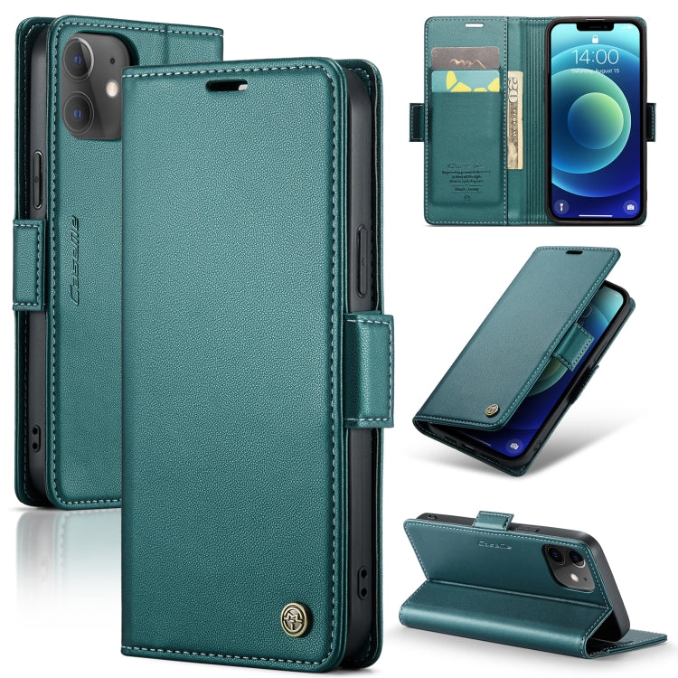 Custodia in pelle RFID per iPhone 12 e 11
