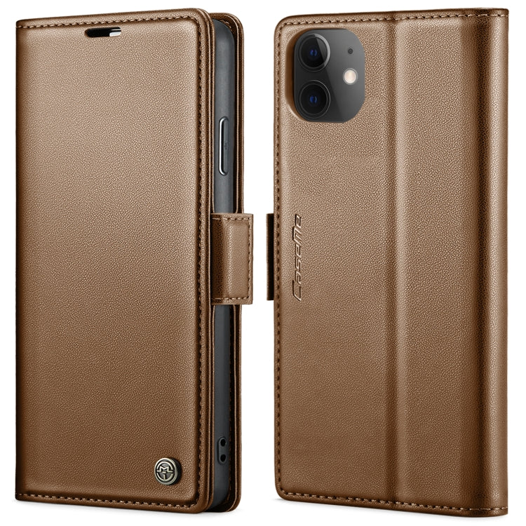 Custodia in pelle RFID per iPhone 12 e 11