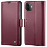 Custodia in pelle RFID per iPhone 12 e 11