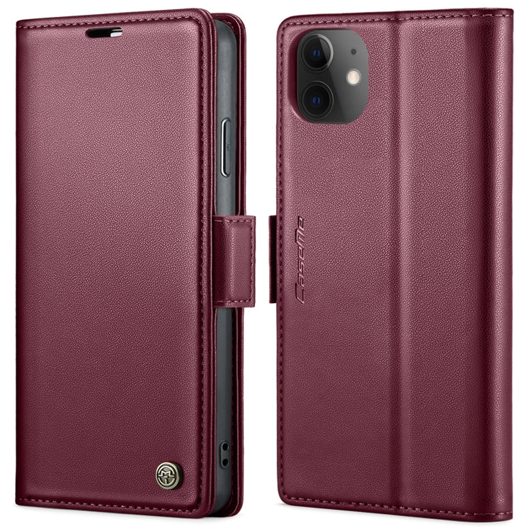 Custodia in pelle RFID per iPhone 12 e 11