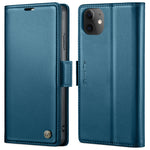 Custodia in pelle RFID per iPhone 12 e 11