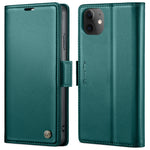 Custodia in pelle RFID per iPhone 12 e 11