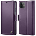 Custodia in pelle RFID per iPhone 12 e 11