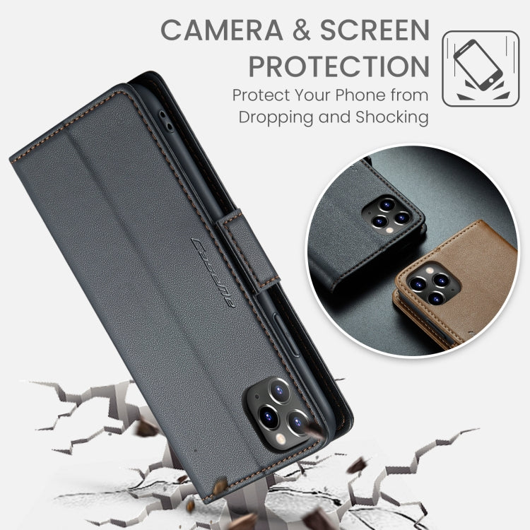Custodia in pelle RFID per iPhone 11 Pro, XS e Max