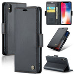 Custodia in pelle RFID per iPhone 11 Pro, XS e Max