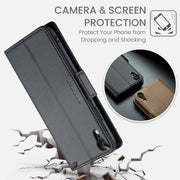 Custodia in pelle RFID CaseMe 023 per iPhone