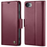 Custodia in pelle RFID per iPhone compatibili