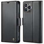 Custodia in pelle RFID CaseMe per iPhone 14 e 15