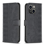 Custodia in pelle goffrata per iPhone 14, 15 Pro Max e 14 Plus