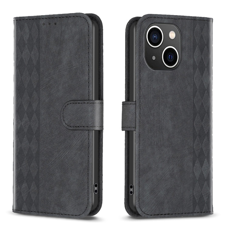 Custodia in pelle goffrata per iPhone 14, 15 Pro Max e 14 Plus