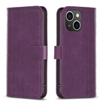 Custodia in pelle goffrata per iPhone 14, 15 Pro Max e 14 Plus