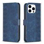 Custodia in pelle goffrata per iPhone 14, 13 e 15 Pro