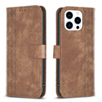 Custodia in pelle goffrata per iPhone 13/12/11