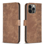 Custodia in pelle goffrata per iPhone 13/12/11