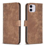 Custodia in pelle goffrata per iPhone 13/12/11