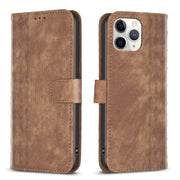 Custodia in pelle goffrata per iPhone