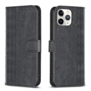 Custodia in pelle goffrata per iPhone