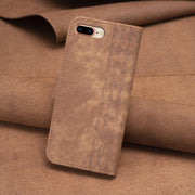 Custodia in pelle goffrata per iPhone 7 Plus/8 Plus