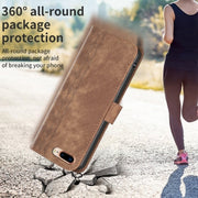 Custodia in pelle goffrata per iPhone 7 Plus/8 Plus