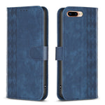 Custodia in pelle goffrata per iPhone 7 Plus e 8 Plus