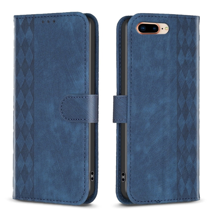 Custodia in pelle goffrata per iPhone 7 Plus e 8 Plus