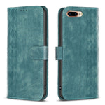 Custodia in pelle goffrata per iPhone 7 Plus e 8 Plus