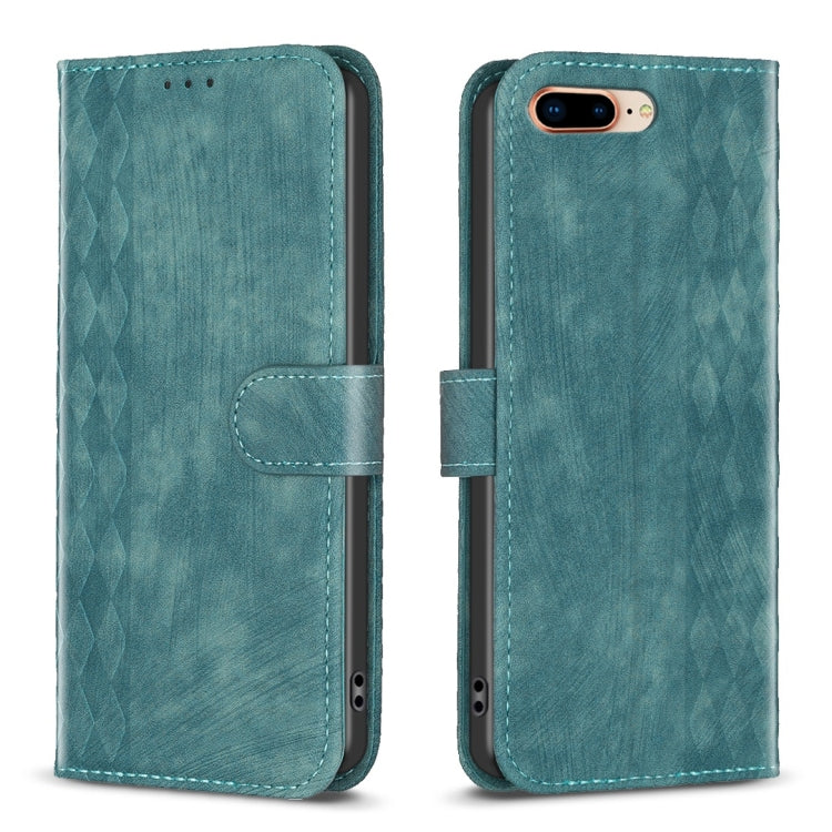 Custodia in pelle goffrata per iPhone 7 Plus e 8 Plus