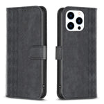 Custodia in pelle goffrata per iPhone 14, 15 Pro Max e 14 Plus
