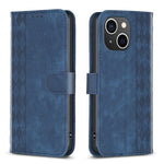 Custodia in pelle goffrata per iPhone compatibile vari modelli