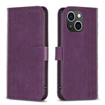 Custodia in pelle goffrata per iPhone compatibile vari modelli