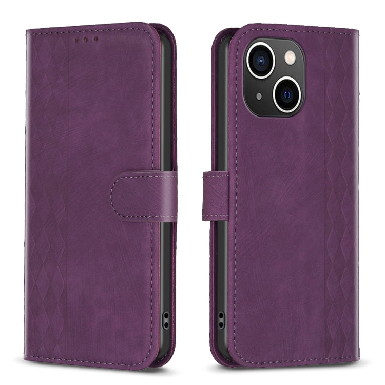 Custodia in pelle goffrata per iPhone compatibile vari modelli