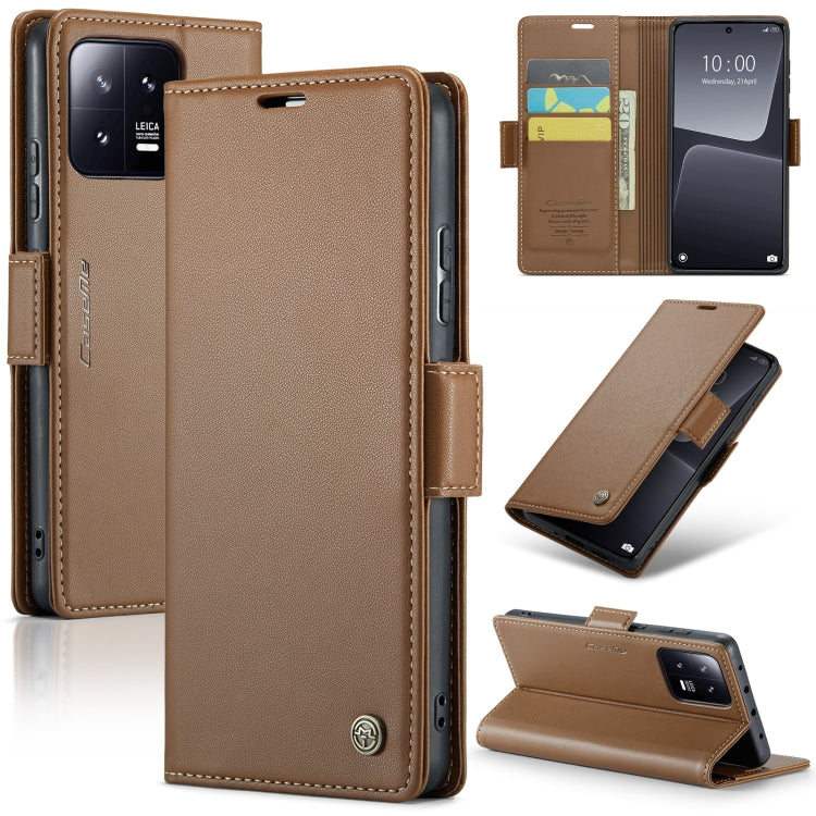 Custodia portafoglio in pelle con fibbia per Xiaomi