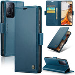 Custodia portafoglio in pelle con fibbia per Xiaomi Redmi Note 11