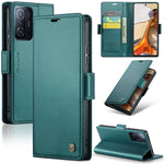 Custodia portafoglio in pelle con fibbia per Xiaomi Redmi Note 11