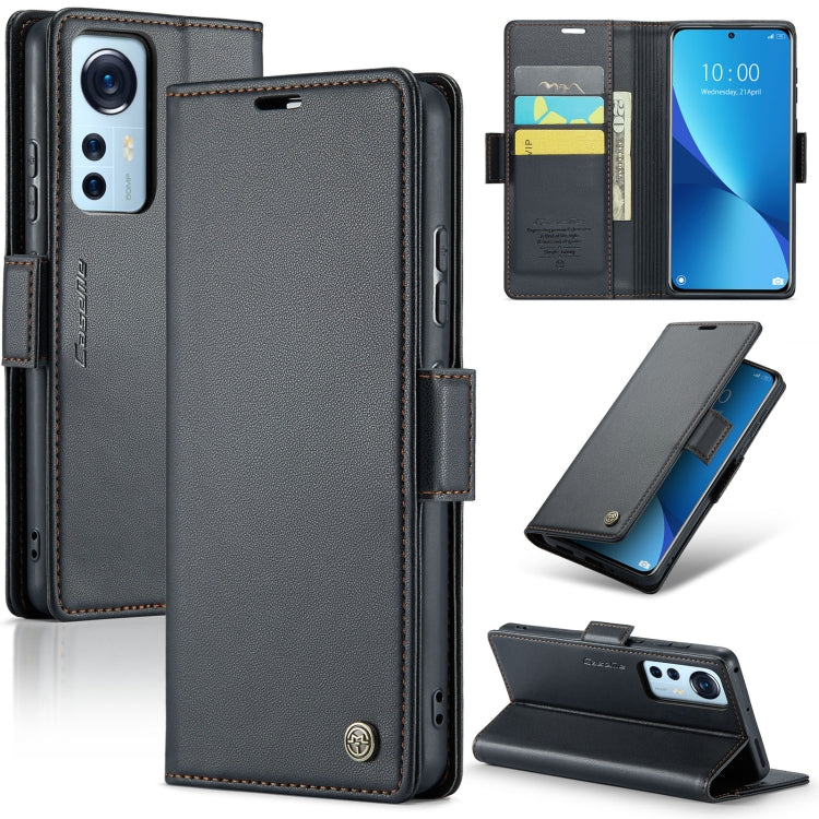 Custodia portafoglio in pelle con fibbia per Xiaomi