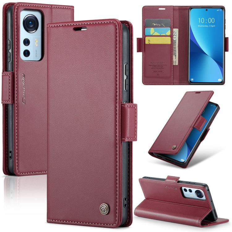 Custodia portafoglio in pelle con fibbia per Xiaomi