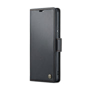 Custodia per telefono in pelle antifurto RFID CaseMe 023 con fibbia a farfalla, For Xiaomi Redmi Note 11 Pro 5G Global, For Xiaomi Redmi Note 11 4G Global, For Xiaomi 11T / 11T Pro, For Xiaomi Mi 11 Lite