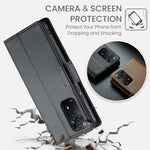 Custodia portafoglio in pelle con fibbia per Xiaomi Redmi Note 11