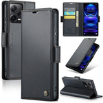 Custodia portafoglio in pelle con fibbia per Xiaomi