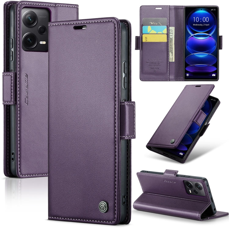 Custodia portafoglio in pelle con fibbia per Xiaomi