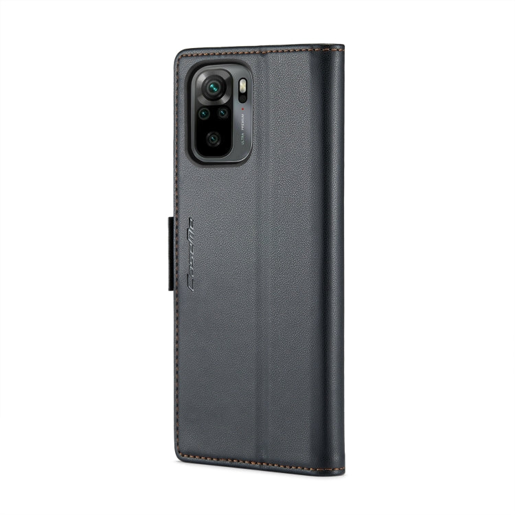 Custodia portafoglio in pelle con fibbia per Xiaomi Mi 10T e Redm