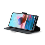 Custodia portafoglio in pelle con fibbia per Xiaomi Mi 10T e Redm