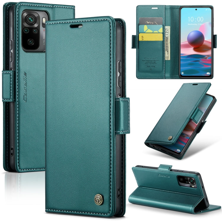 Custodia portafoglio in pelle con fibbia per Xiaomi Mi 10T e Redm