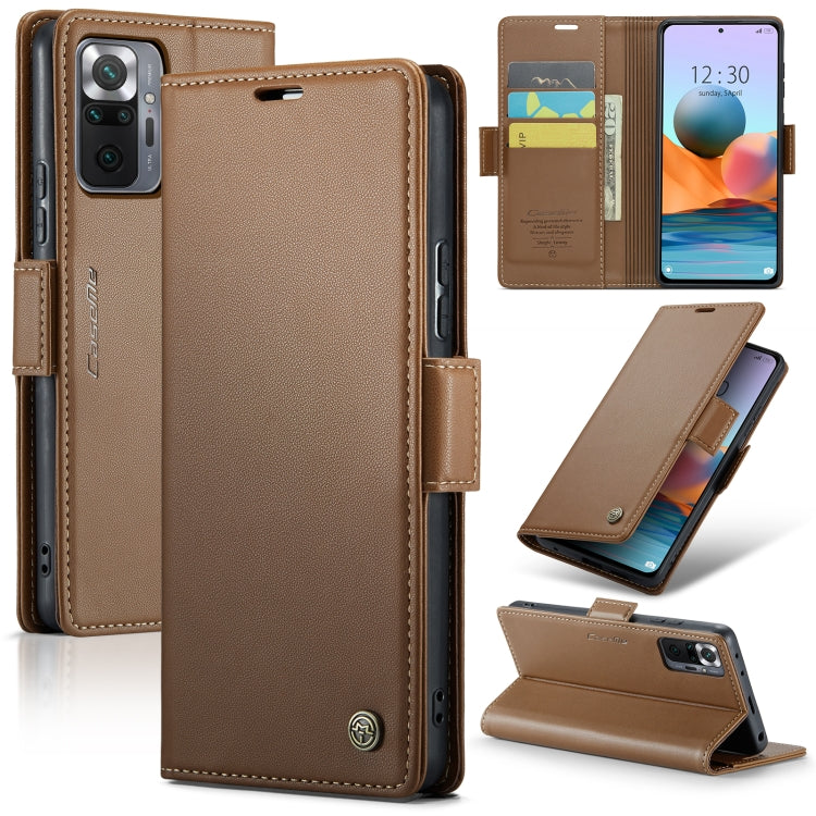 Custodia portafoglio in pelle con fibbia per Xiaomi Mi 10T e Redm