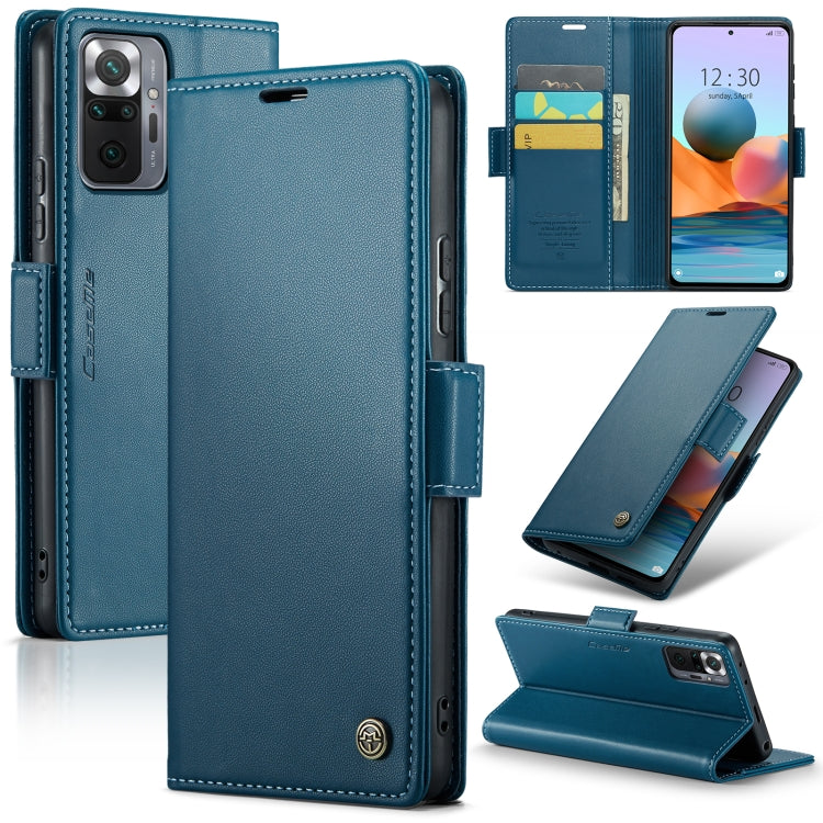 Custodia portafoglio in pelle con fibbia per Xiaomi Mi 10T e Redm