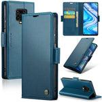 Custodia portafoglio in pelle con fibbia per Xiaomi Mi 10T e Redm