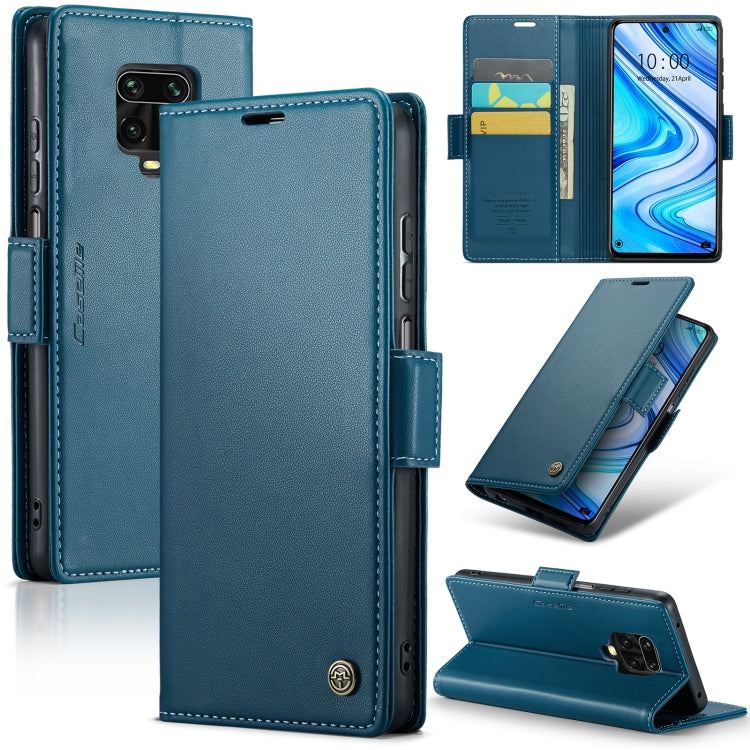 Custodia portafoglio in pelle con fibbia per Xiaomi Mi 10T e Redm